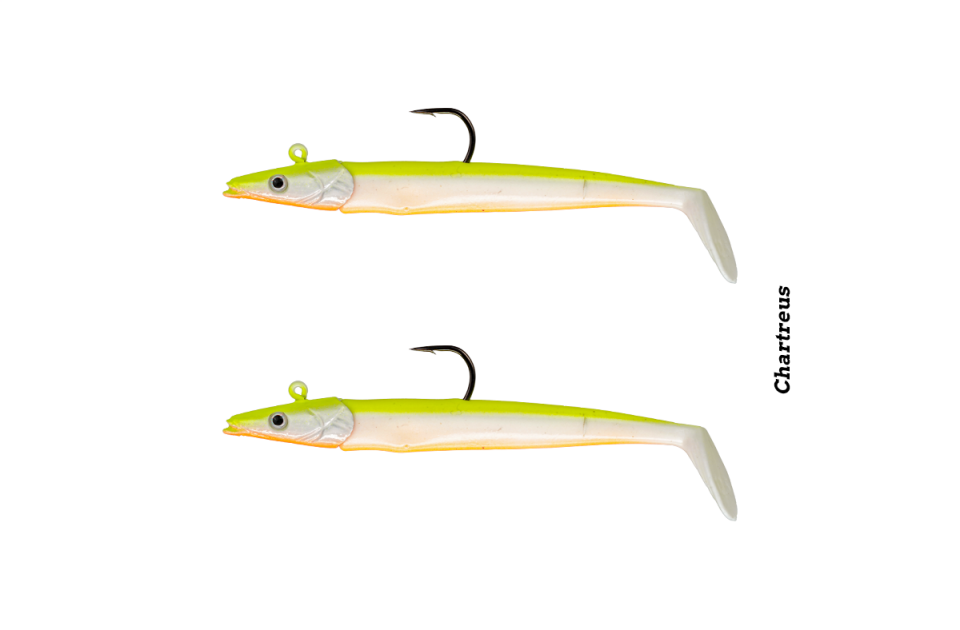 Fujin Zand Eel 11Cm 7-14G Double Combo Silikon Yem Chartreus