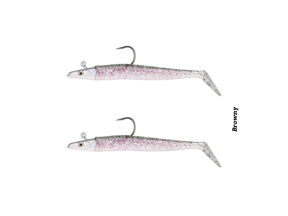 Fujin Zand Eel 11Cm 7-14G Double Combo Silikon Yem Browny