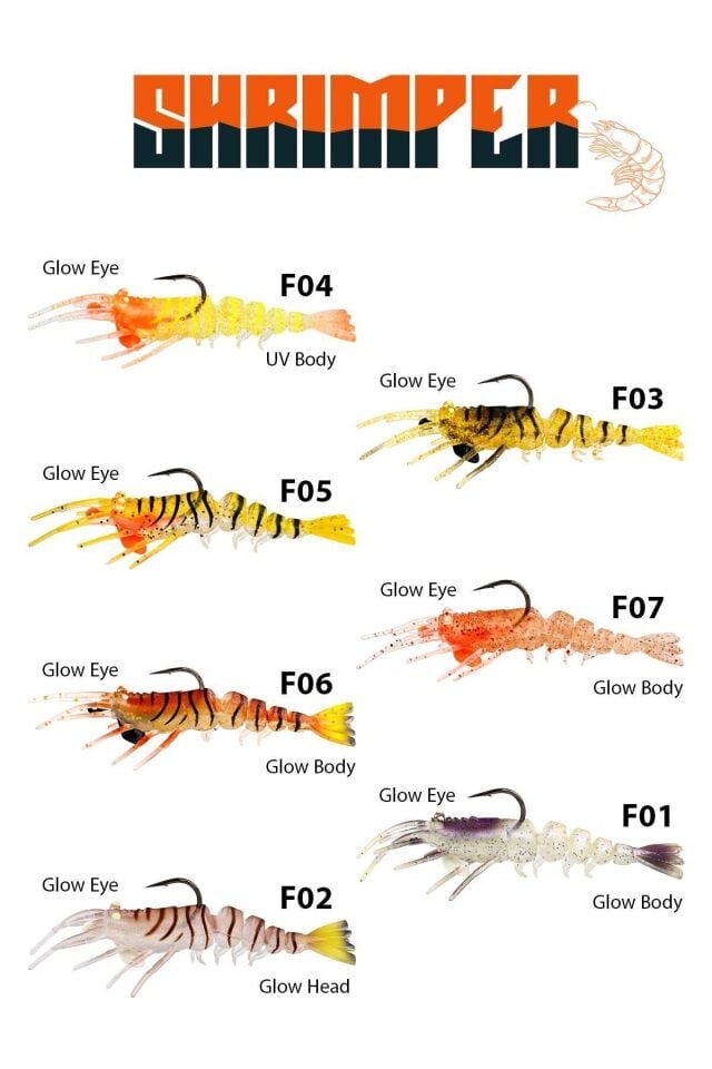 Fujin Shrimper 75mm 4Gr Silikon Karides Yem