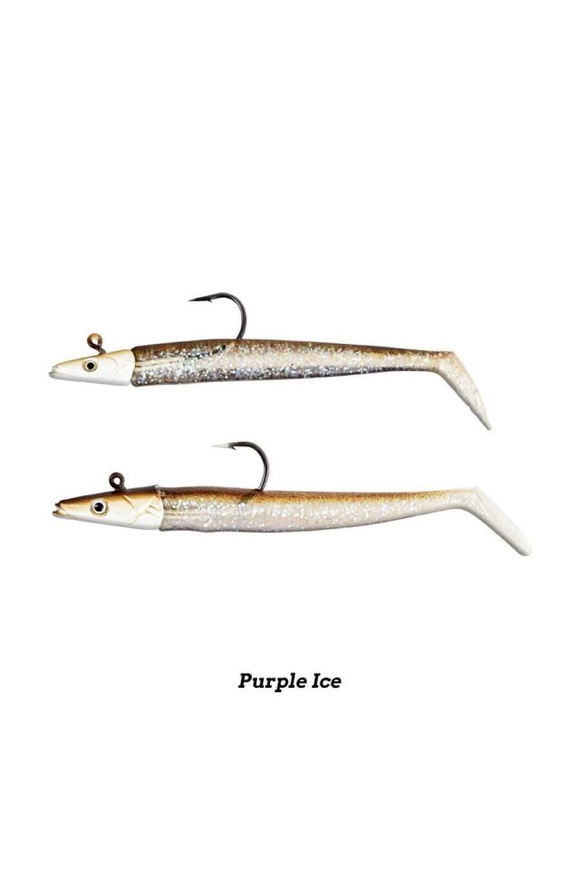 Fujin Zand Eel 11Cm 7-14G Double Combo Silikon Yem Purple Ice