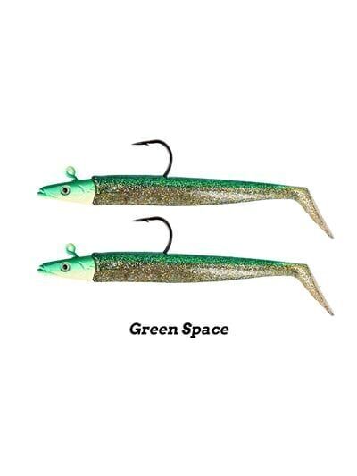 Fujin Zand Eel 11Cm 7-14G Double Combo Silikon Yem Green Space