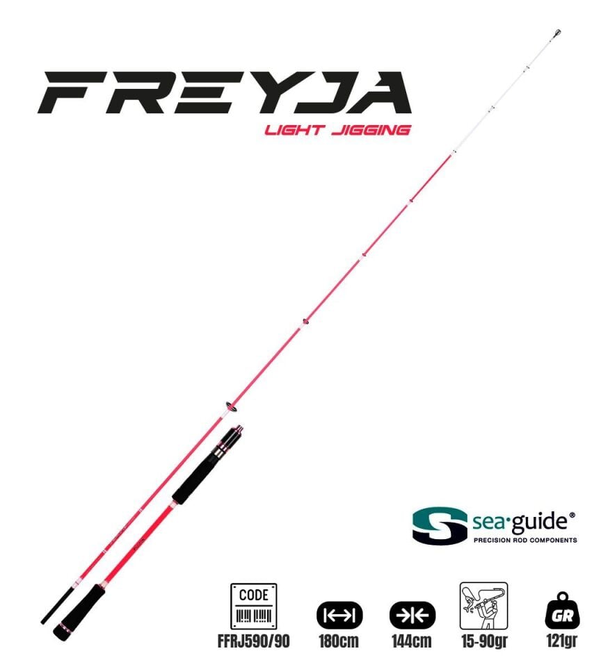 Fujin Freyja Light Jigging 180Cm 15-90Gr Jig Kamışı