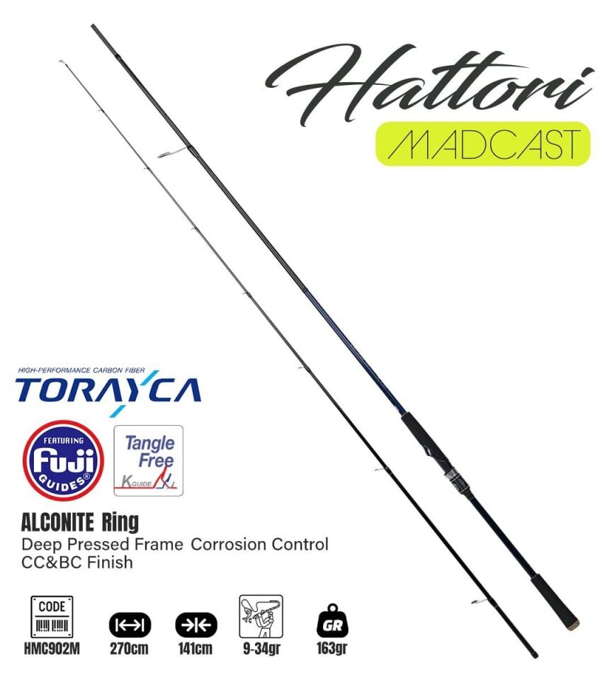 Fujin Madcast 270Cm 9-34Gr Spin Kamışı