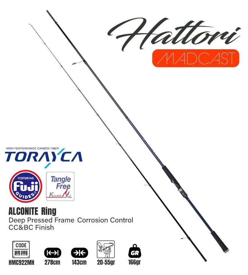 Fujin Madcast 288Cm 20-55Gr Spin Kamışı