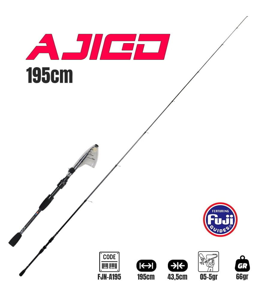 Fujin Ajigo 195Cm 05-5Gr Teleskopik Lrf Kamışı