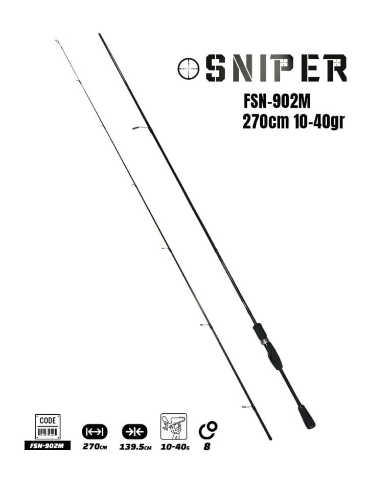 Fujin Sniper 270Cm 10-40Gr Spin Kamışı