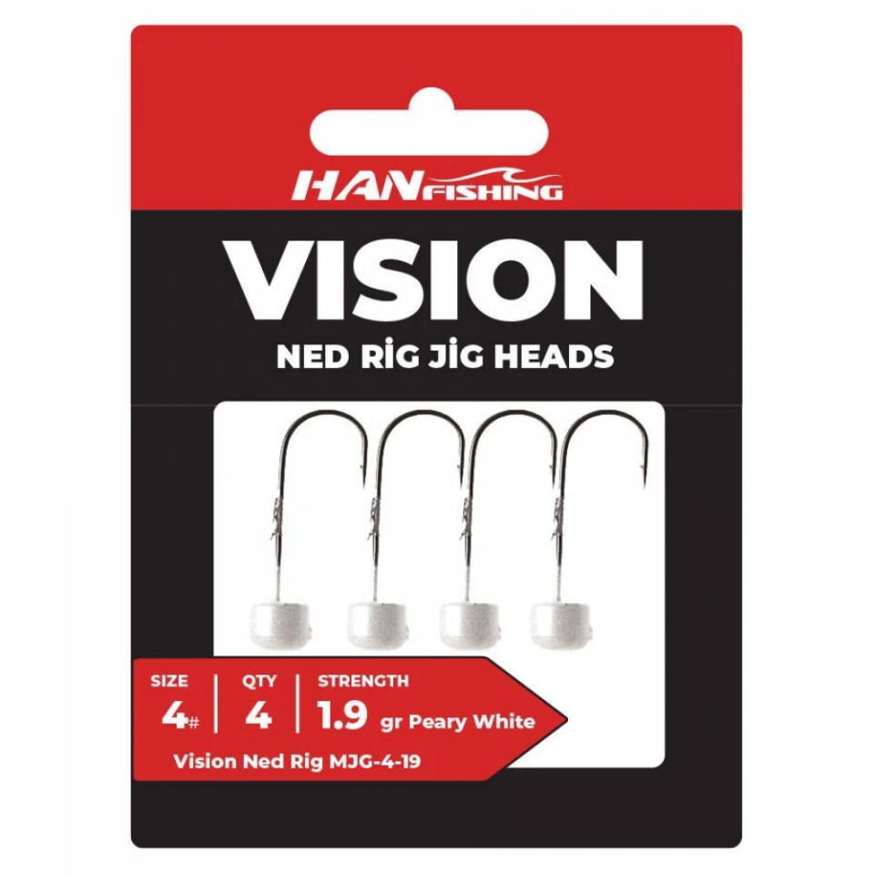 Vision Ned Rig Peary White