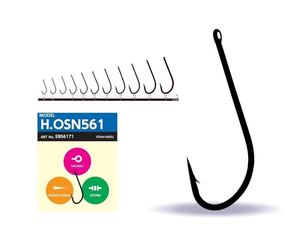 Hosn 561 Black Nıckel     7  Lı  Pk  No: 1/0