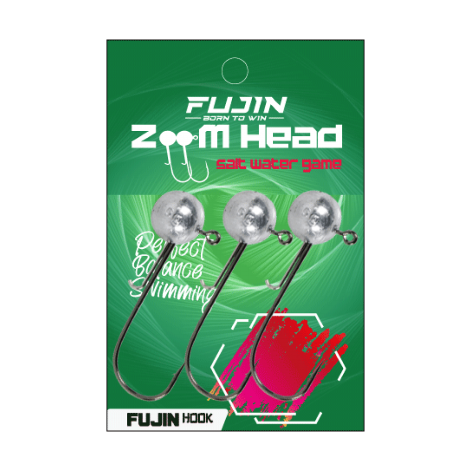Fujin Zoom Head 2/0  Jig Head