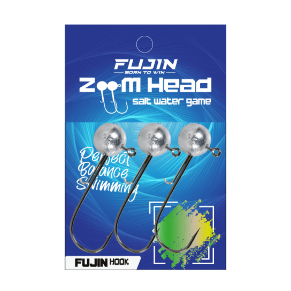 Fujin Zoom Head 3/0  Jig Head