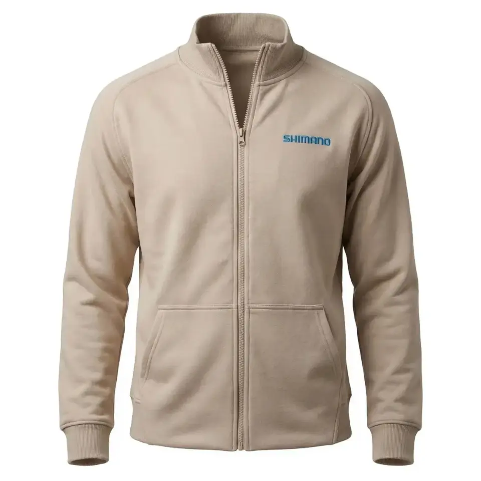Shimano Zipper Sweatshirt (Beige) Xxl