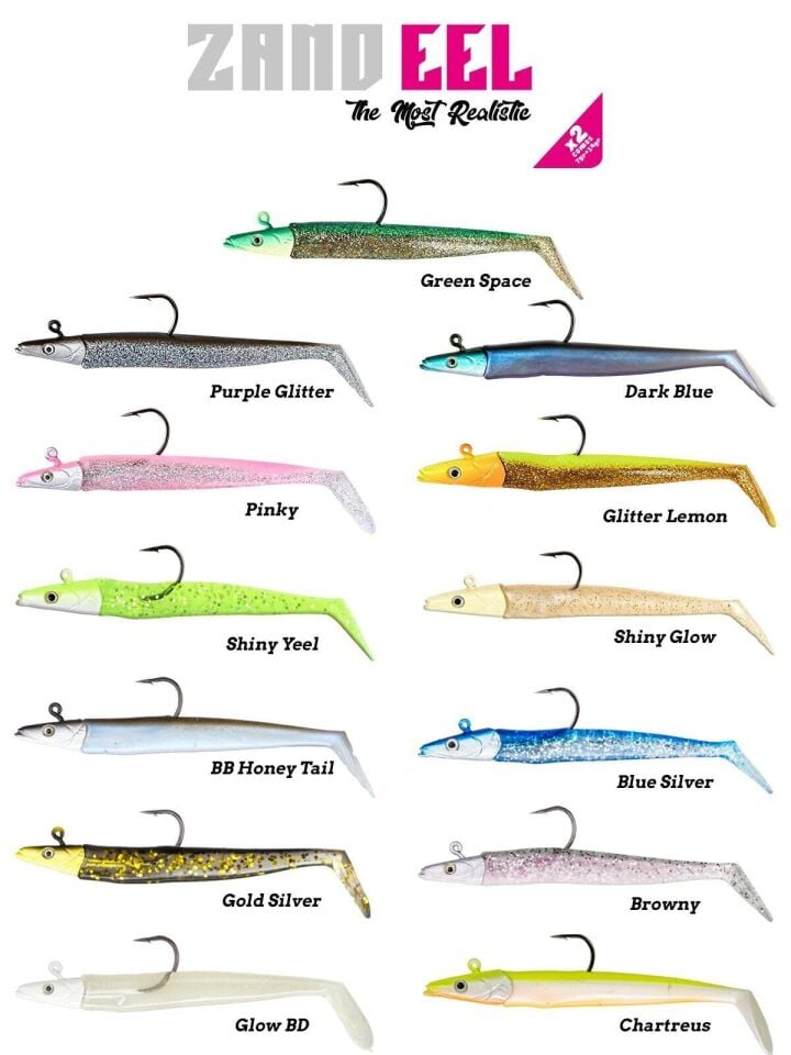 Fujin Zand Eel 11Cm 7-14G Double Combo Silikon Yem