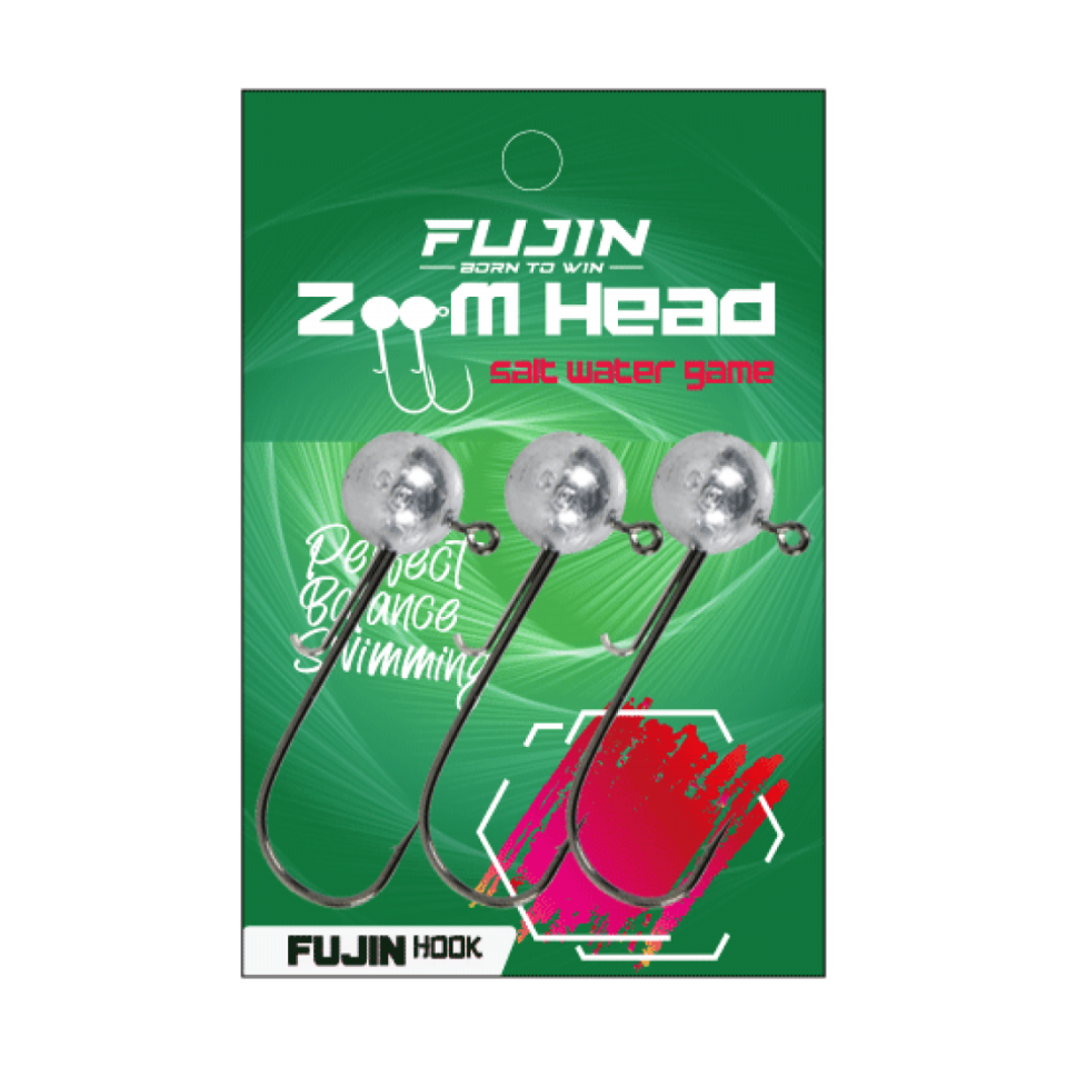 Fujin Zoom Head 2/0 Jig Head