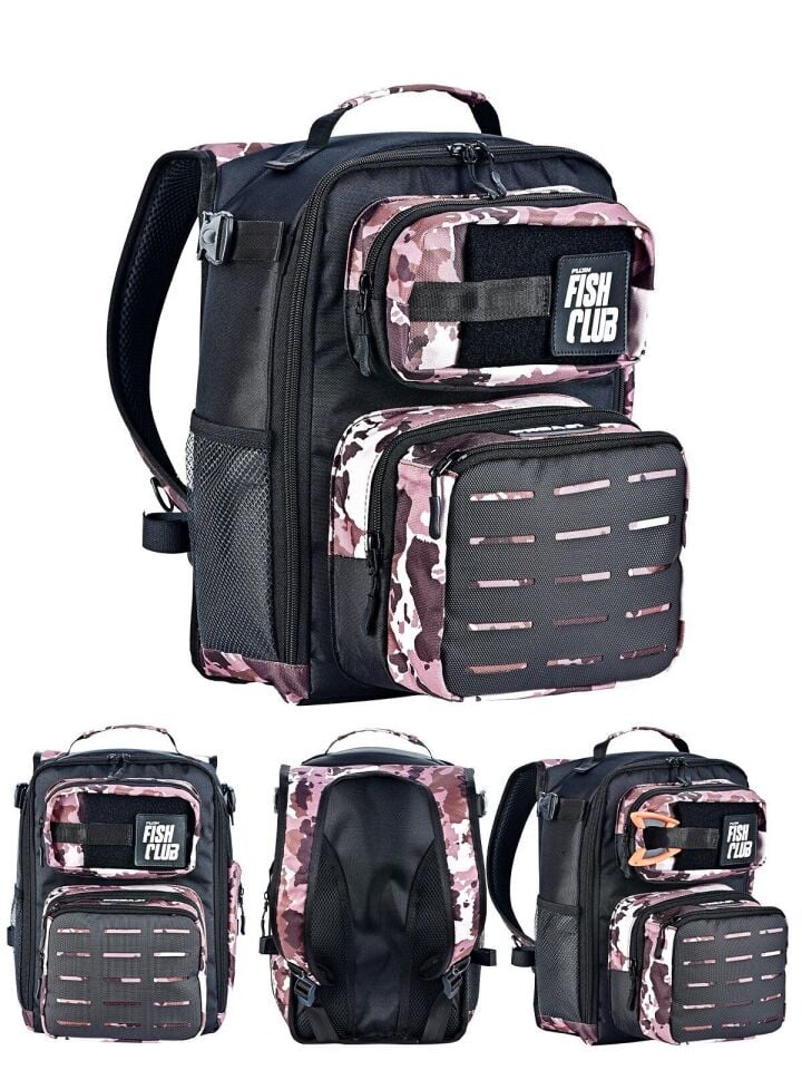 Fujin Proaji Back Pack Black Camo Balıkçı Sırt Çantası