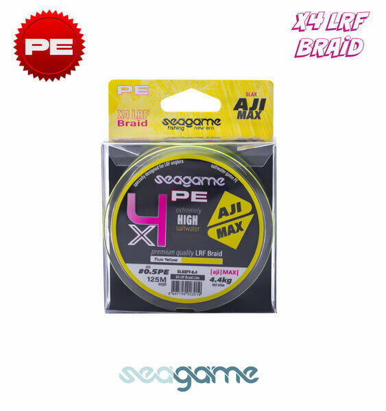 Seagame Ajı Max X4 Pe 125M  İp Misina 0.3 Pe