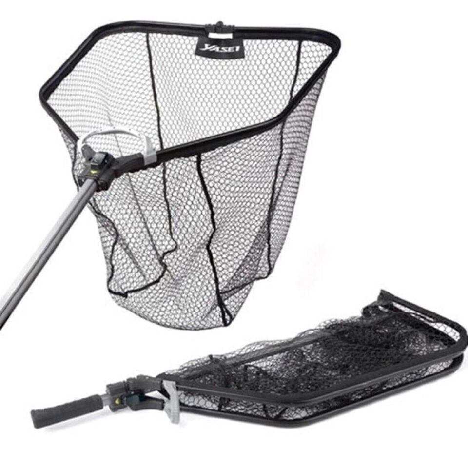 Shimano Yasei Medium Rubber Net Katlanır Balıkçı Kepçesi