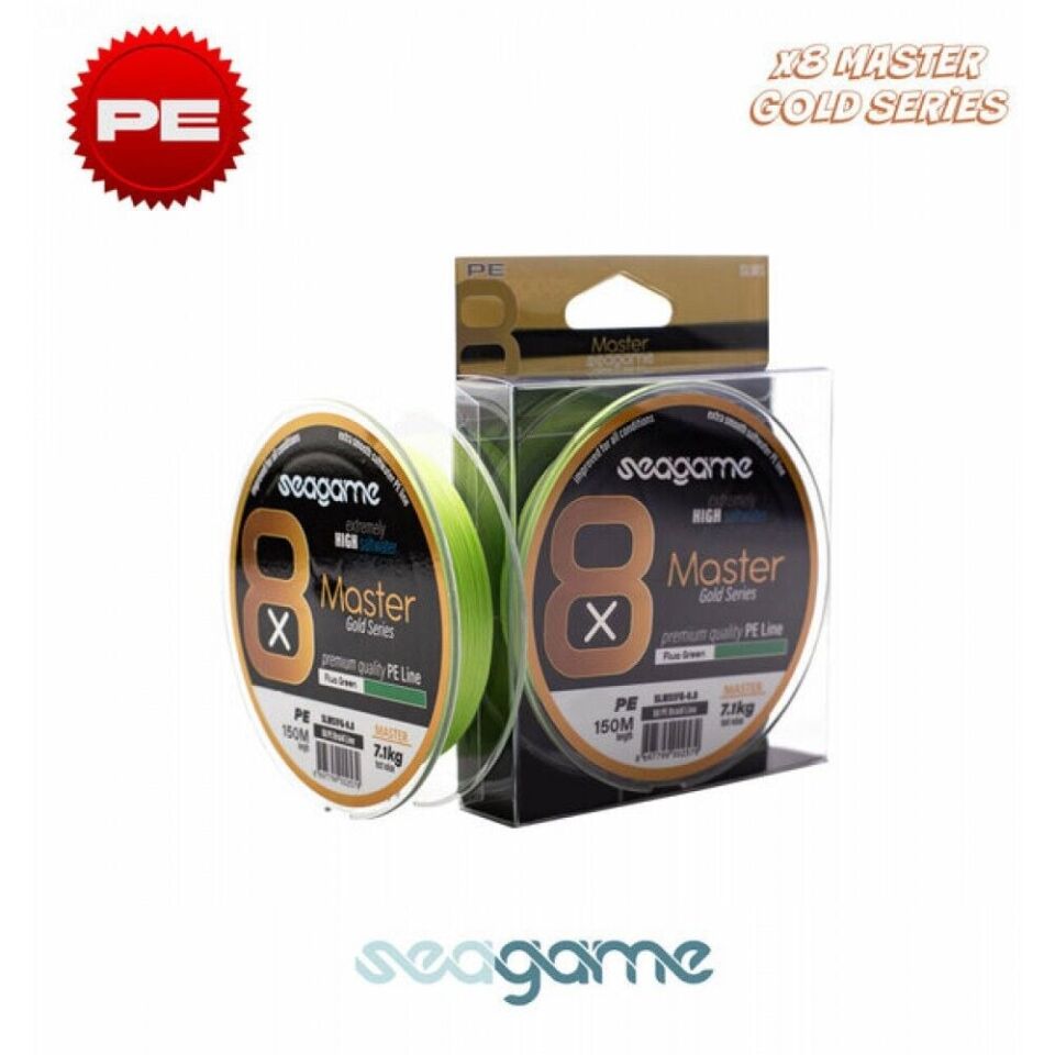Seagame Master X8 Pe 150M Fluo Green İp Misina 0.6 Pe