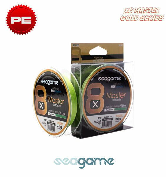 Seagame Master X8 Pe 150M Fluo Green İp Misina 1.2 Pe