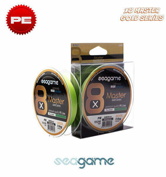 Seagame Master X8 Pe 150M Fluo Green İp Misina 2 Pe