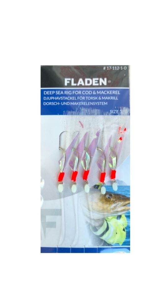 Fladen Feather Derin Su Çapari Beyaz Tüylü No:1/0
