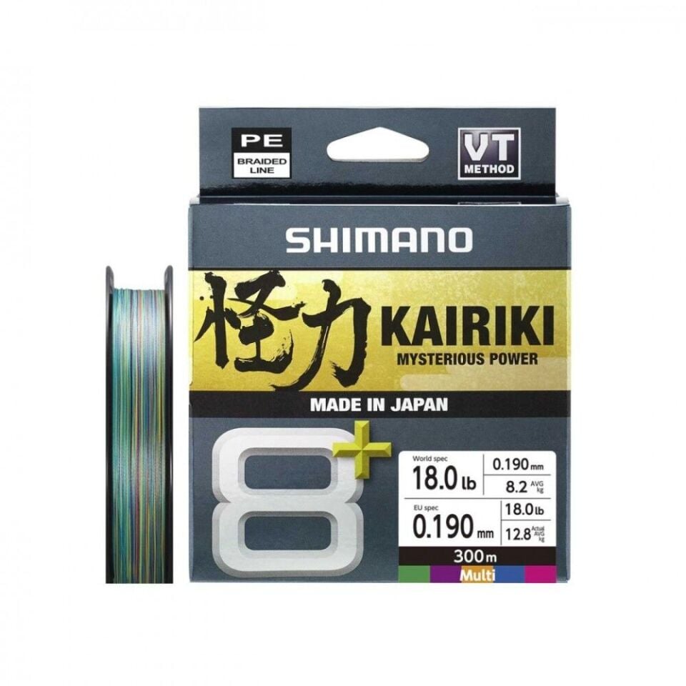 Shimano Kairiki 8 Plus 300M Multicolor İp Misina