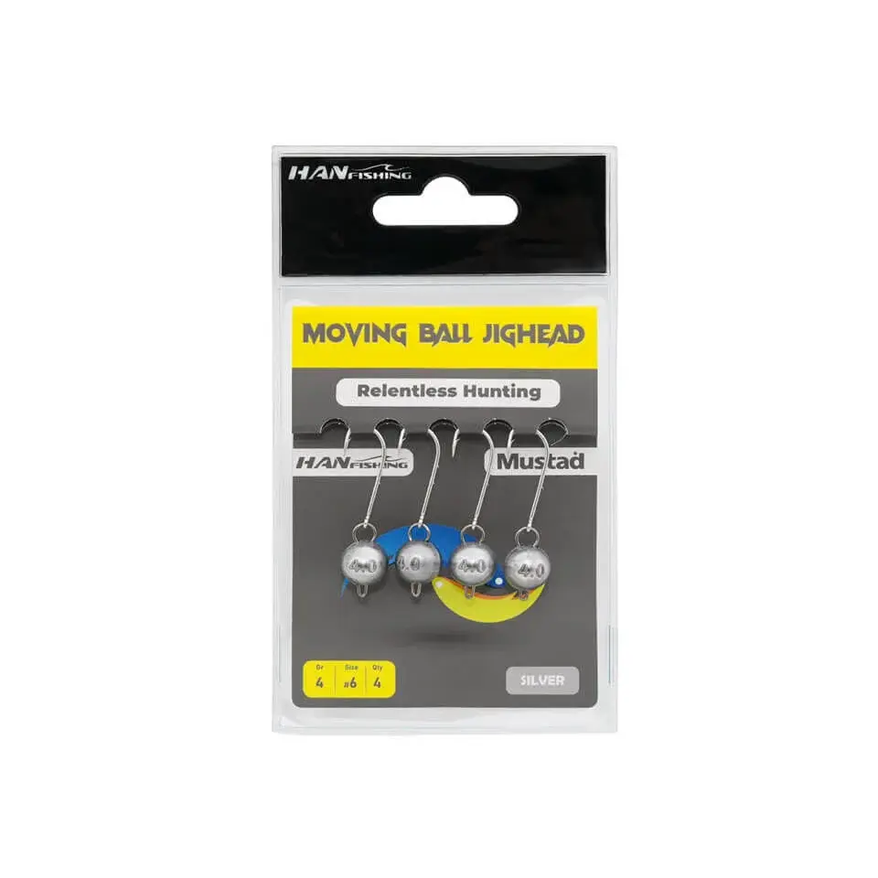 Hanfish Moving Ball Silver Mafsallı Jighead