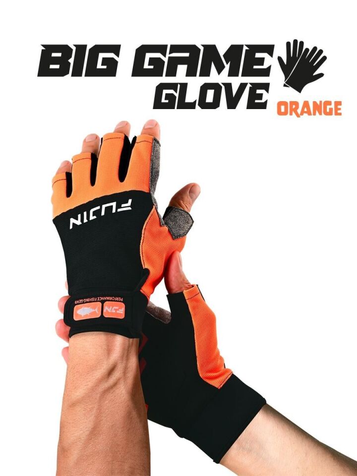 Fujin Pro Angler S24 Big Game Gloves Blue M/L Fujin Pro Angler S24 Big Game Gloves Orange M/L