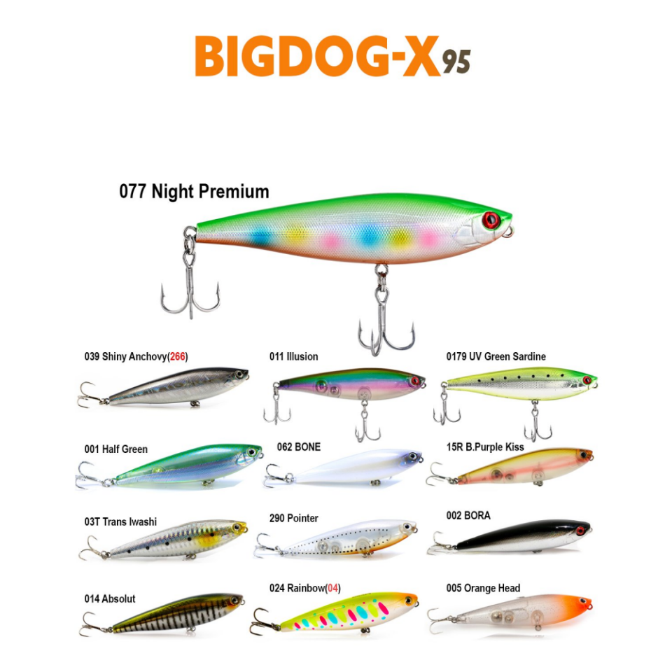 Fujin Big Dog-X 9.5Cm Su Üstü Yem