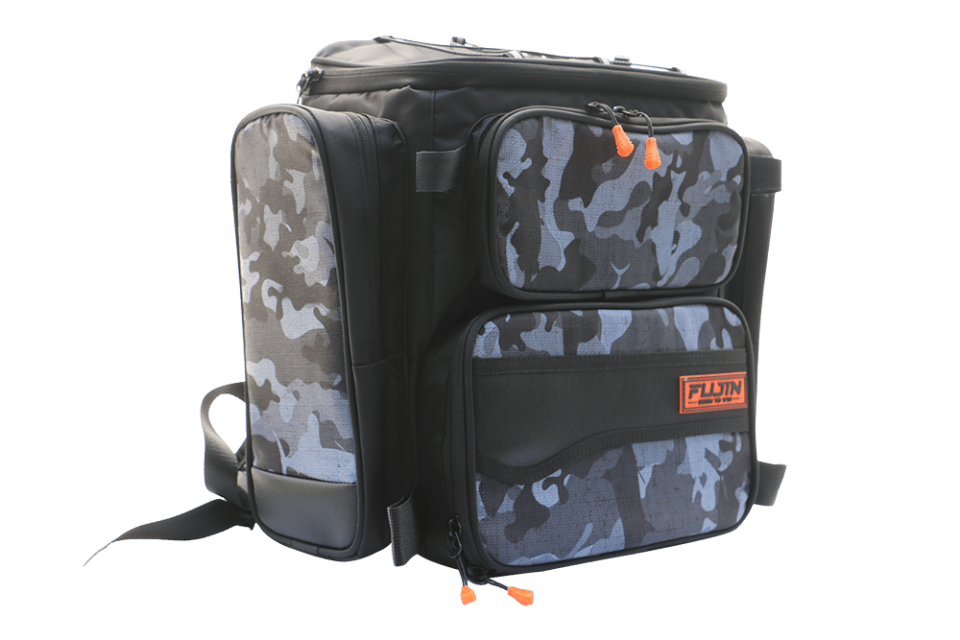 Fujin Black Camo Back Pack - Balıkçi Sirt Çantasi