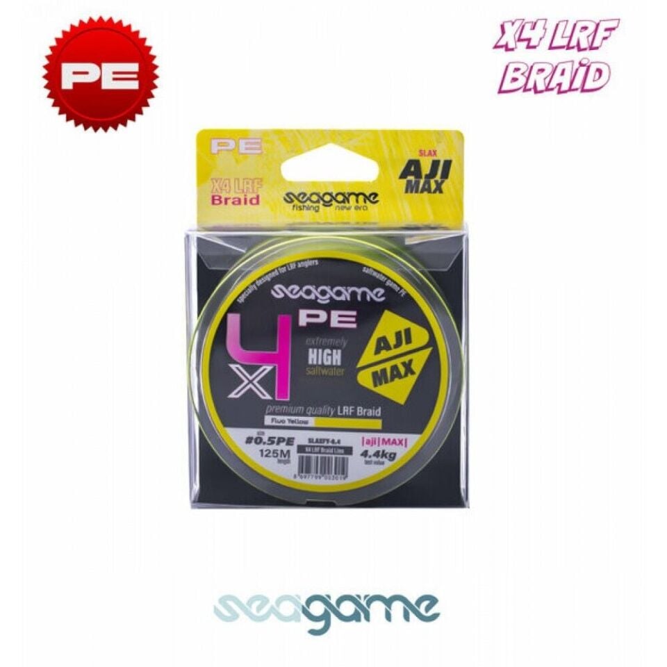 Seagame Ajı Max X4 Pe 125M  İp Misina