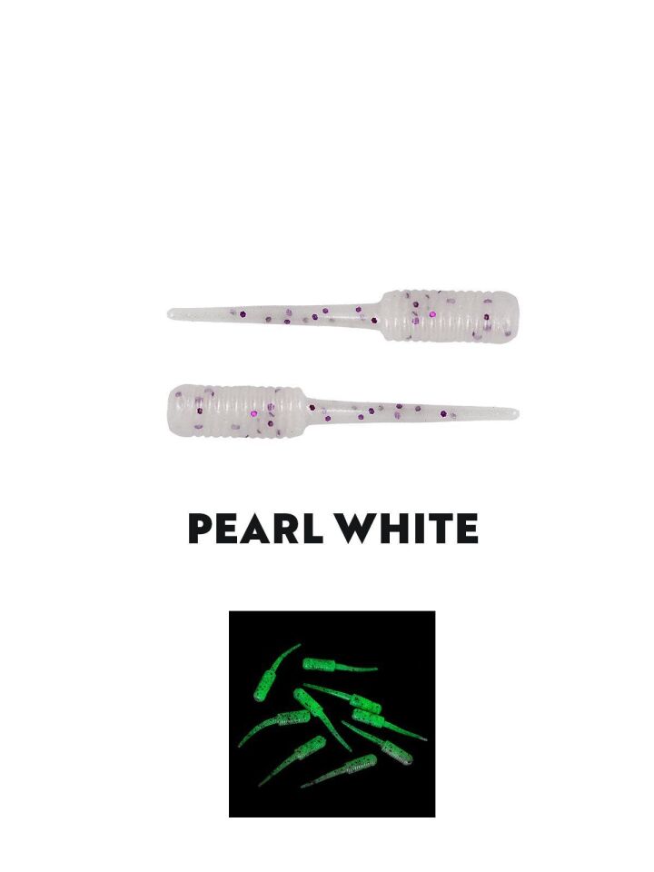 Fujin Baby Fry 2Cm Lrf Silikon Yem Pearl White Glow