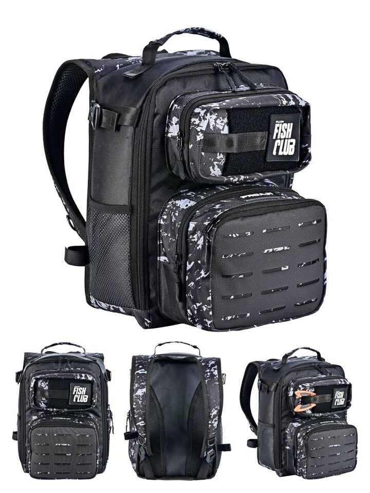 Fujin Proaji Back Pack Black Camo Balıkçı Sırt Çantası