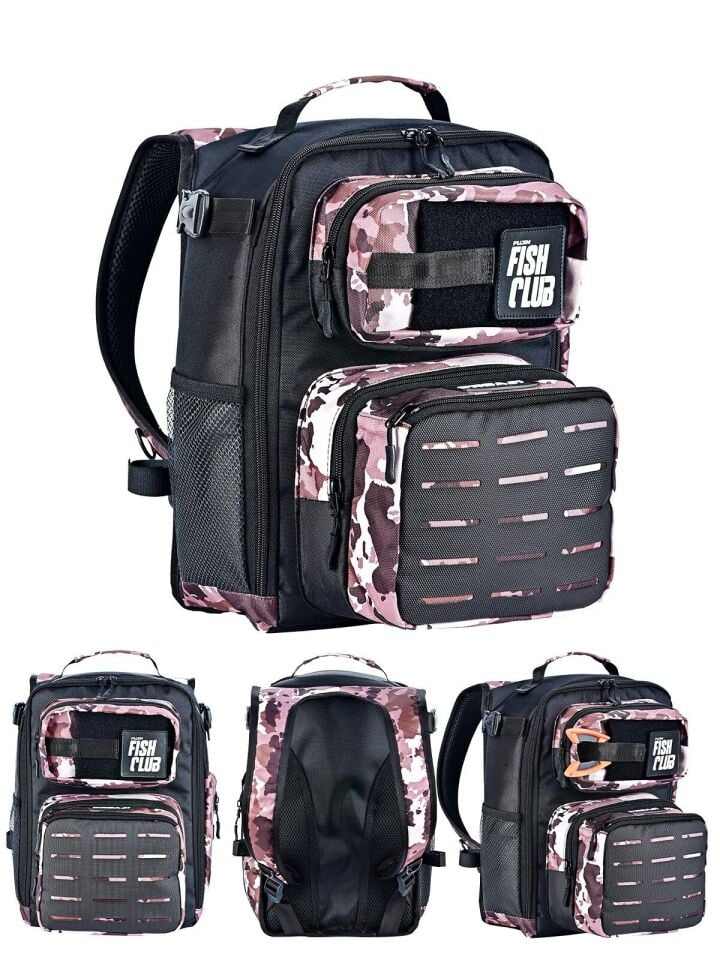 Fujin Proaji Back Pack Black Camo Balıkçı Sırt Çantası