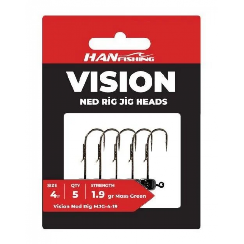 Vision Ned Rig Green 4-1.5gr