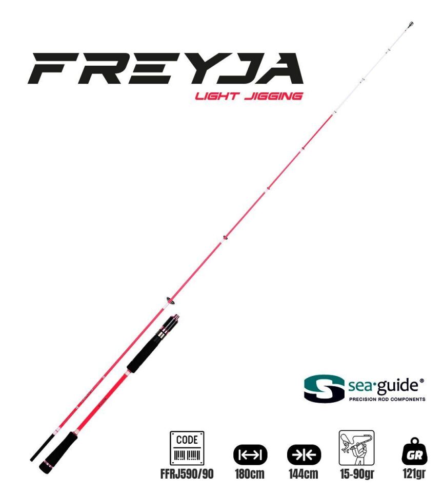 Fujin Freyja Light Jigging 180Cm 15-90Gr Jig Kamışı