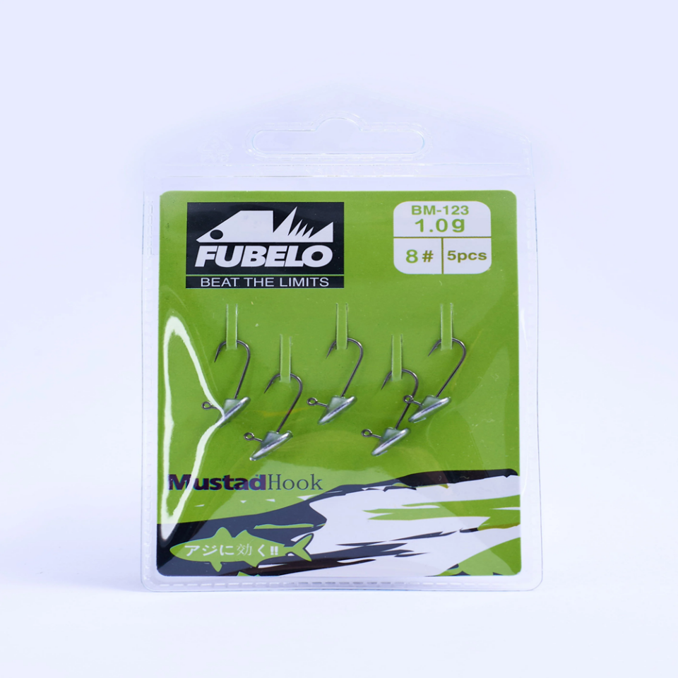 Fubelo Flat Jig Head 2.5gr