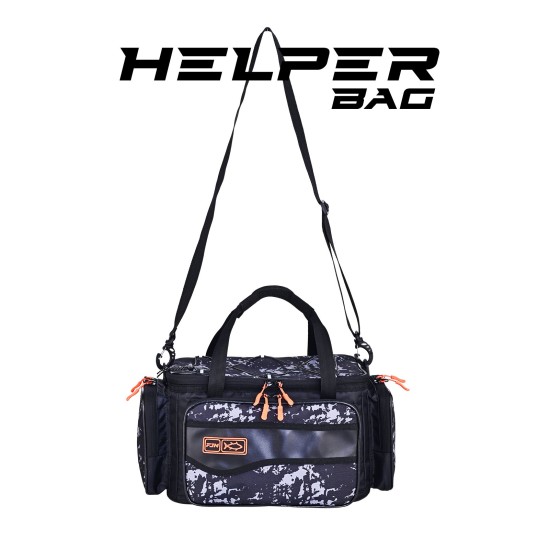 Fujin Black Camo Helper Bag - Balıkçi Çantasi
