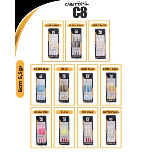 Caretta C8 8Cm 5.5Gr Silikon Yem