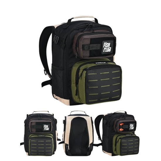 Fujin Proaji Back Pack Green Bej Balikçi Sirt Çantasi