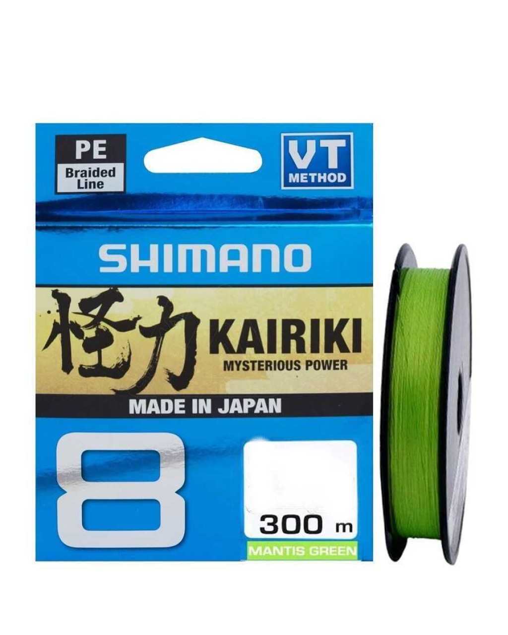 Shimano Misina Kairiki 8 300M 0,06Mm 5,3Kg M Yesil