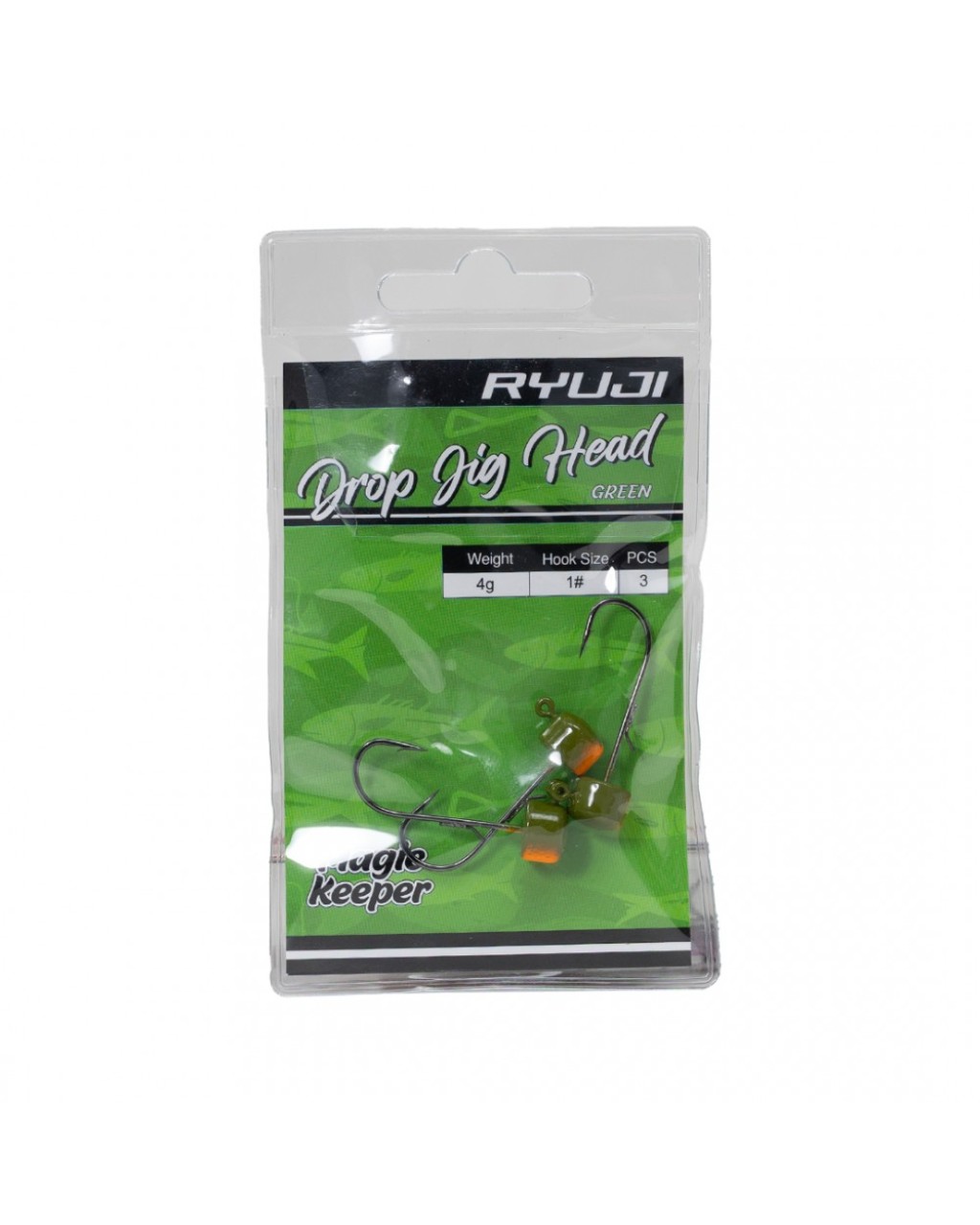 Ryujı Drop Jighead Green