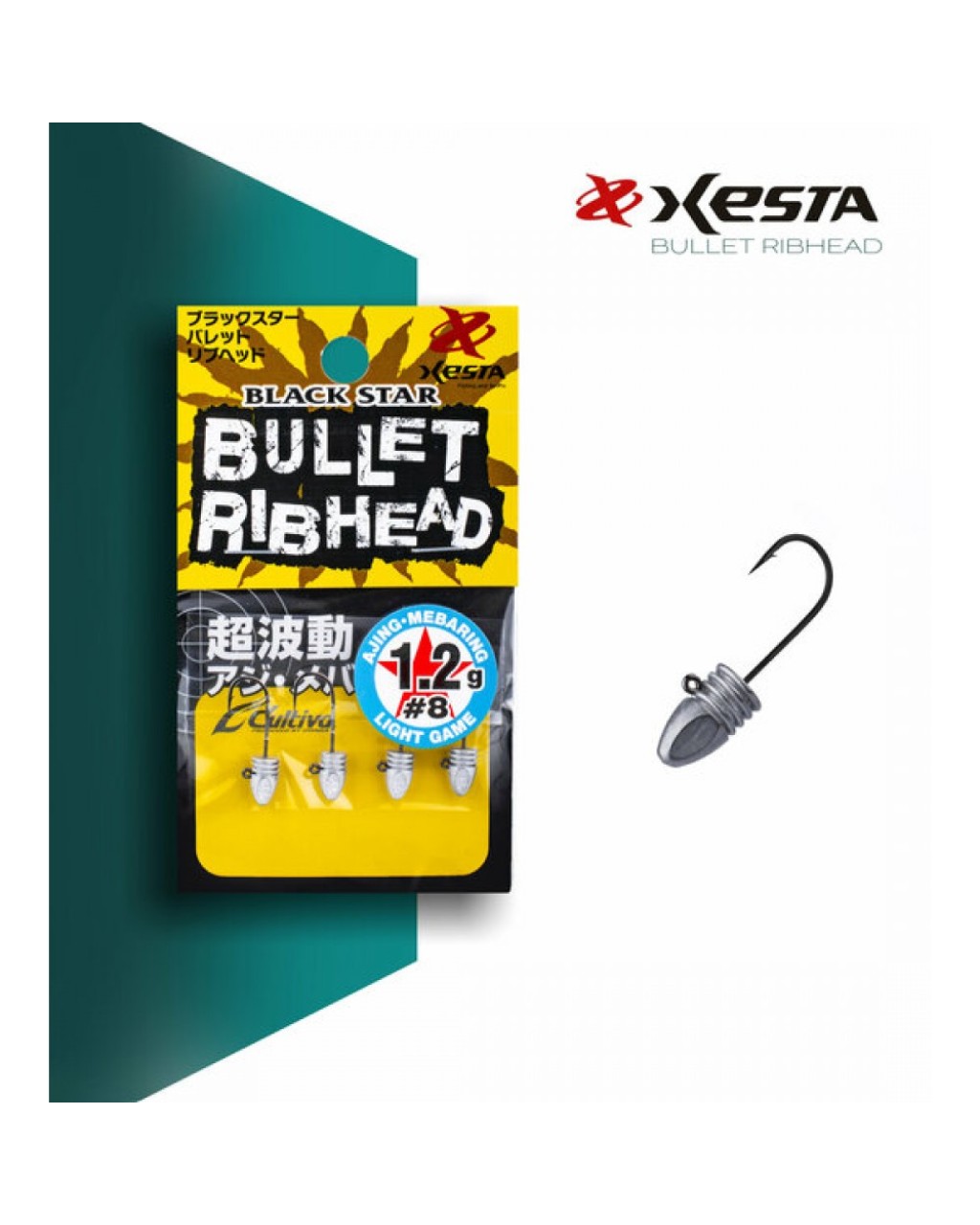 Xesta Bullet Rıbhead Jig Head No:6