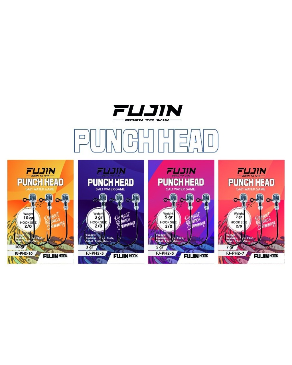 Fujin Punch Head 2/0