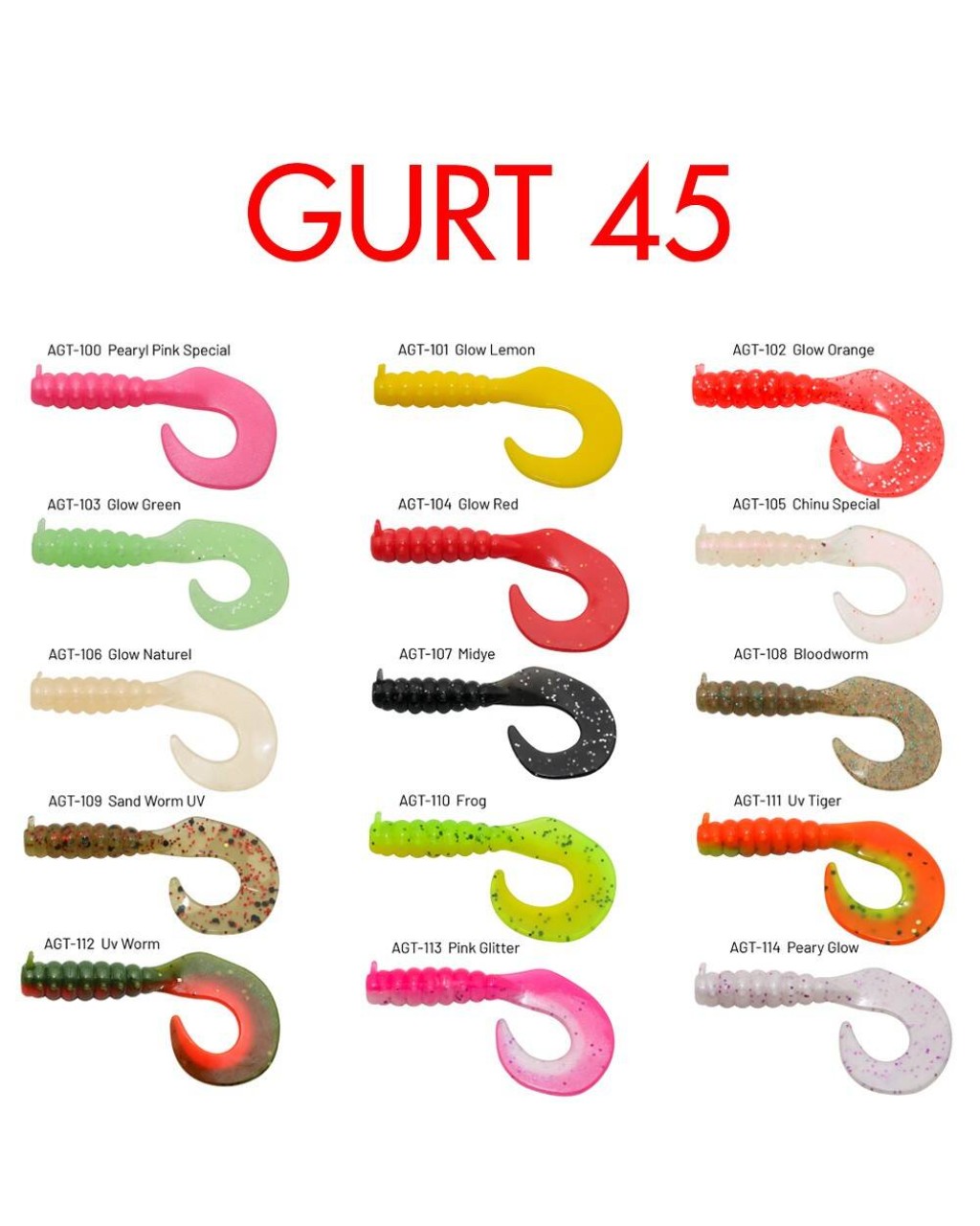 Hanfish Gurt 4.5Cm Lrf Silikon Yem
