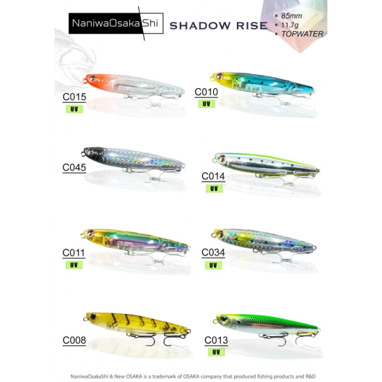 Nanıwaosakashı Shadow Rıse 85Mm Su Üstü Yem