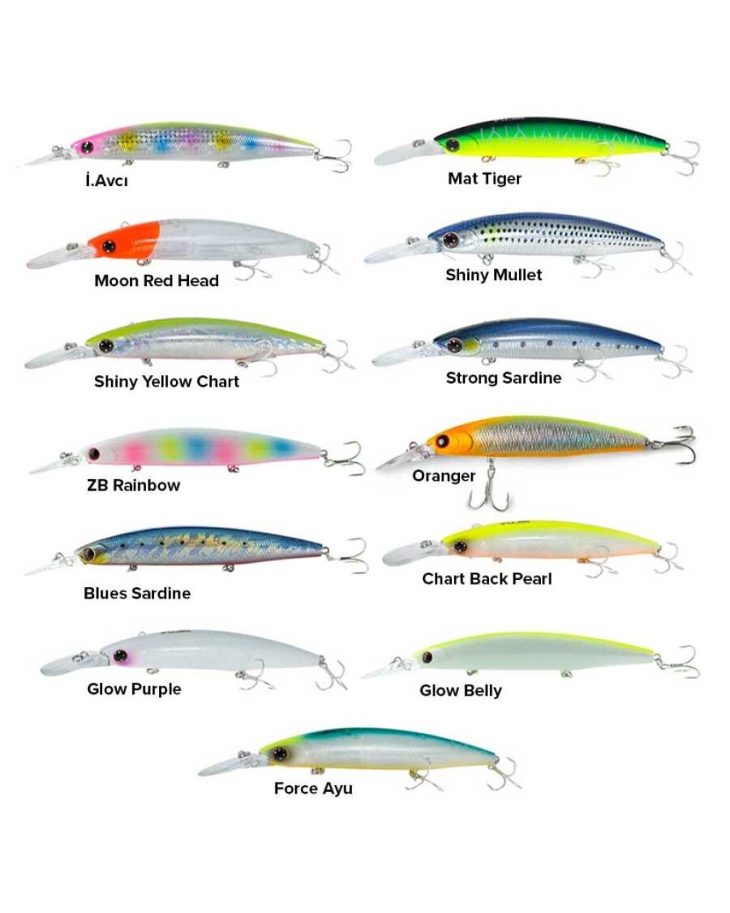 Fujin Deeper 125S-Dr 26 Gr Slow Sinking Maket Yem