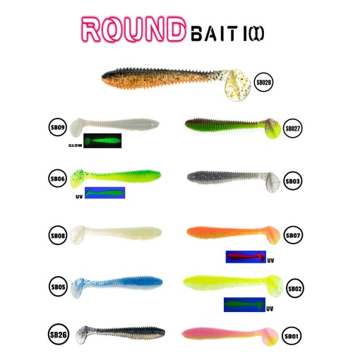 Fujin Round Bait 100Mm Silikon Yem