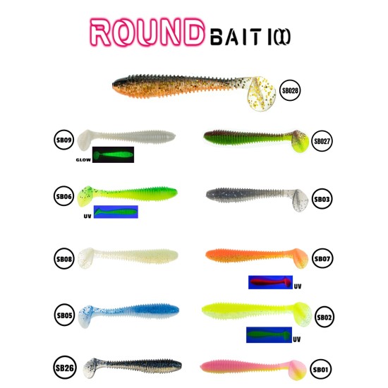 Fujin Round Bait 100Mm Silikon Yem