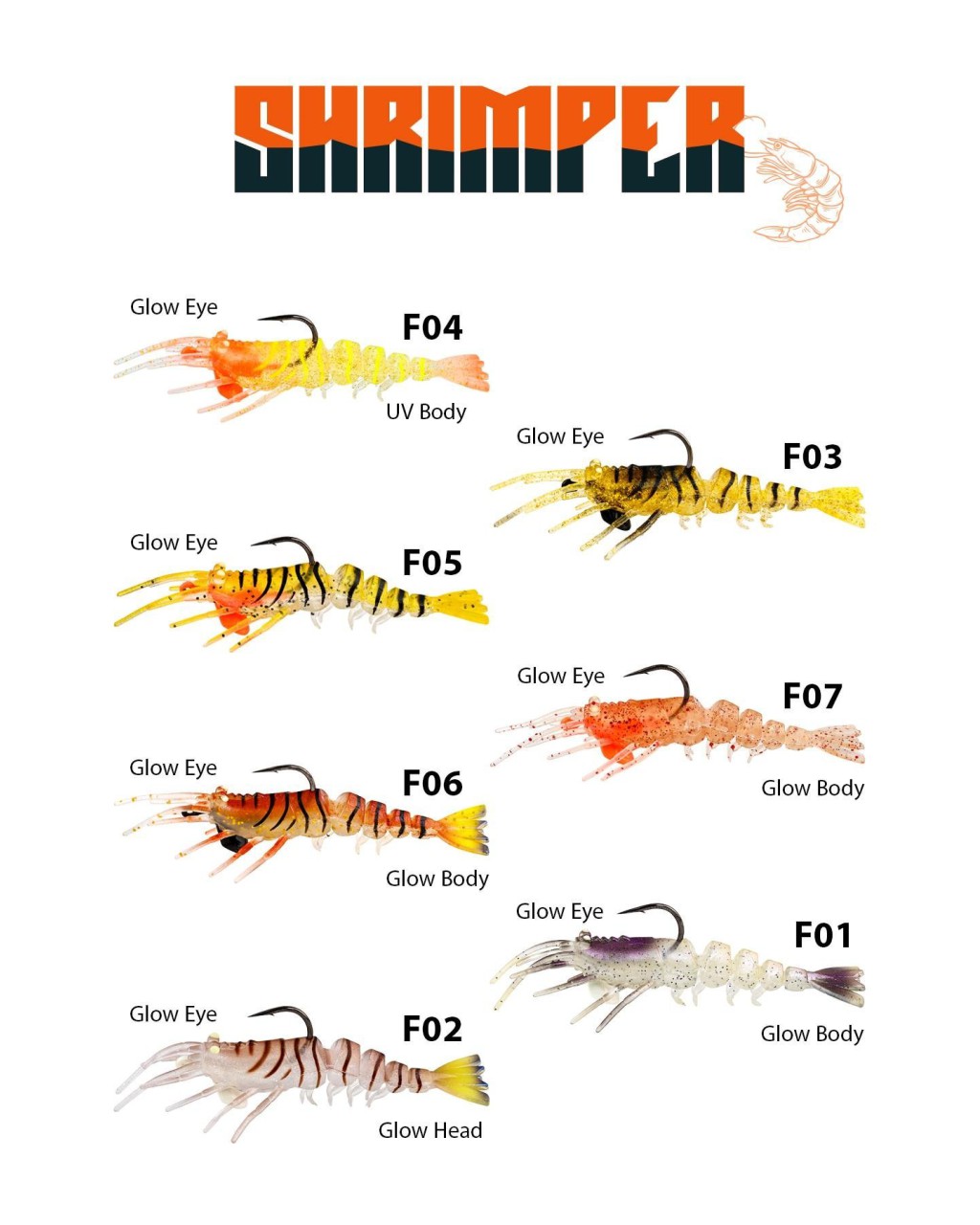 Fujin Shrimper 75Mm 4Gr Silikon Karides Yem