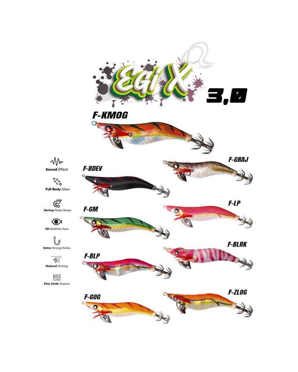 Fujin Egix 3.0 16.4Gr Kalamar Zokası